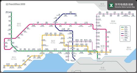 “深圳地铁线路图 版本更新”