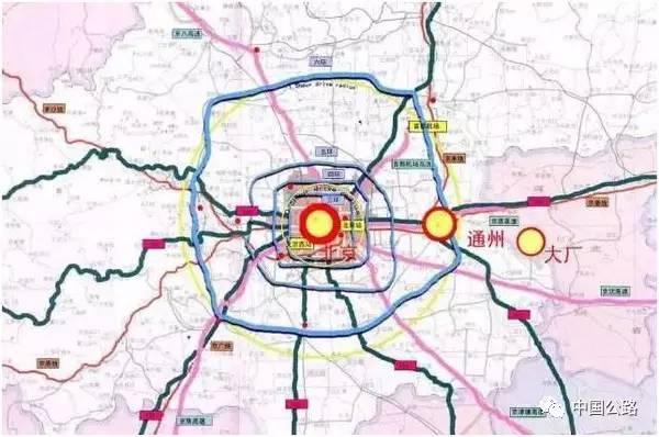 北京外围交通枢纽新蓝图：大外环规划图全新亮相